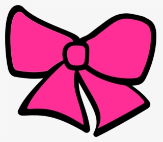 Bow Tie Clipart Pink - Hair Bows Clipart, HD Png Download, Free Download
