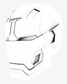 Iron Man Helmet Drawing Tutorial - Iron Man Helmet Drawing, HD Png Download, Free Download