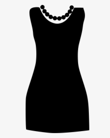 Party Wear Gown Dress Style - Little Black Dress, HD Png Download, Free Download