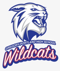 Wildcat Clipart Portland - Gregory Portland Wildcats, HD Png Download, Free Download
