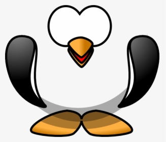 Open Clipground Penguin With - Penguin Beak Clipart, HD Png Download, Free Download