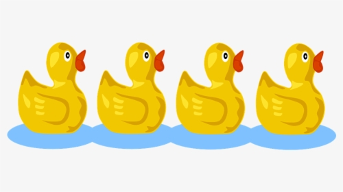 Duckling Clipart Duck Beak - Ducks On Pond Clipart, HD Png Download, Free Download