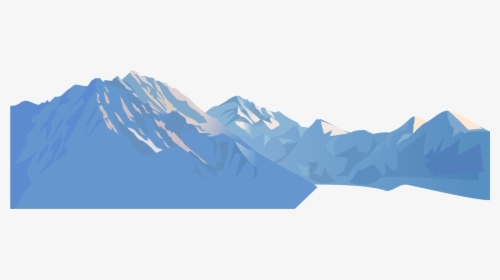 Glacier Clipart Hills - Clip Art Mountains Transparent Background, HD Png Download, Free Download