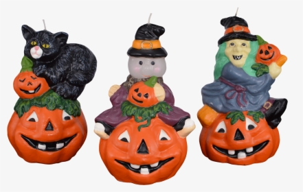 Vela Calabaza Halloween - Jack-o'-lantern, HD Png Download, Free Download