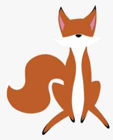 Fox Vector Sitting By Cleoziep - Fox Vector Png, Transparent Png, Free Download