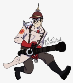Tf2 Medic - Cartoon, HD Png Download, Free Download
