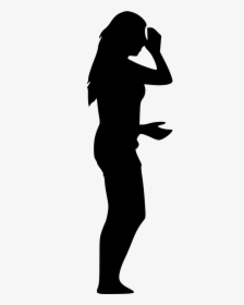 Yoga Mountain Pose Silhouette, HD Png Download, Free Download