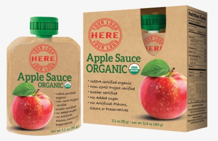 4 Pack Manzana Organic Applesauce Pouch - Virada Da Saúde 2015, HD Png Download, Free Download