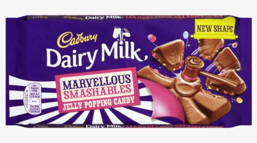 Dairy Milk Jelly Popping Candy 180g - Cadburys Jelly Popping Candy, HD Png Download, Free Download