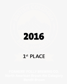 Bc Beer Awards 2016, 1st Place In The North American - Bcsara, HD Png Download, Free Download