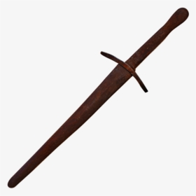 5 In Dark Wood Medieval Practice Sword, , Panther Trading - Sword, HD Png Download, Free Download