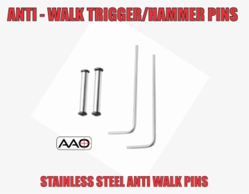 Trigger/hammer Stainless Steel Anti Walk Pins - Tool, HD Png Download, Free Download
