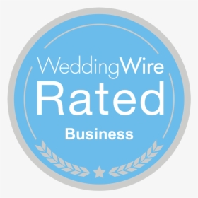 Weddingwire Rated Silver Badge - Circle, HD Png Download, Free Download