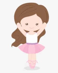 Transparent Tutu Clipart - Cute Ballerina Clipart, HD Png Download, Free Download