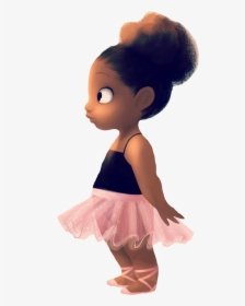 Little Black Girl Cartoon Characters, HD Png Download, Free Download