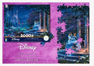 Cinderella 2000 Piece Jigsaw Puzzle - Disney Thomas Kinkade 2000 Piece Puzzle, HD Png Download, Free Download