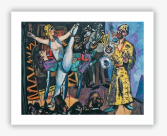 Gran Varieté Con Mago Y Bailarina" title="gran Varieté - Max Beckmann Art, HD Png Download, Free Download