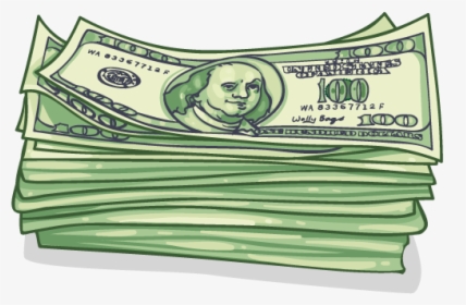 Stack Of Cash Png - Stacks Of Money Cartoon, Transparent Png, Free Download