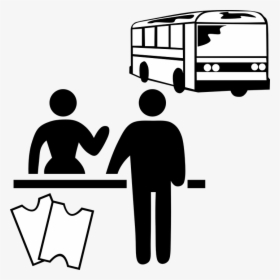 Bus Stop Clipart 21, Buy Clip Art - Black And White Bus Clip Art, HD Png Download, Free Download