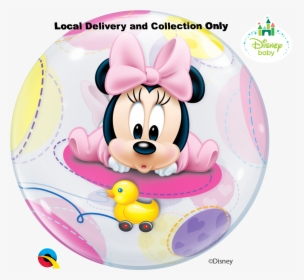 Baby Minnie Bubble Balloon Clipart , Png Download - Baby Minnie Mouse Bubble Transparent, Png Download, Free Download