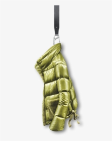 Leaf Eco-fur Down Jacket - Handbag, HD Png Download, Free Download