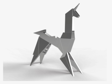 Transparent Gold Unicorn Png - Origami, Png Download, Free Download