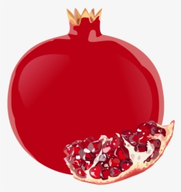 Pomegranate Clipart Red Fruit - Clip Art, HD Png Download, Free Download