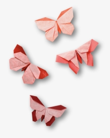 Png Butterfly Origami - Origami Butterfly Png, Transparent Png, Free Download