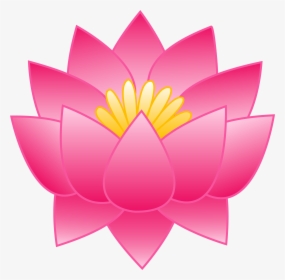 Lotus - Cartoon Lily Pad Flower, HD Png Download, Free Download