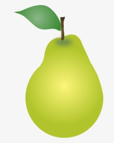 Plant,apple,food - Clip Art Fruit Pear, HD Png Download, Free Download