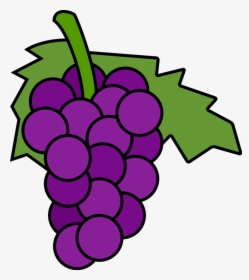 Grapes Fruits Png Transparent Images Clipart Icons - Grape Clipart, Png Download, Free Download