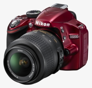 Nikon D3200 Red, HD Png Download, Free Download