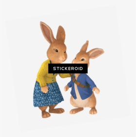 Peter Rabbit And Mum - Bunny Mom Clipart, HD Png Download, Free Download