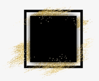 #square #gold #border #glitter #geometric #colorful - Symmetry, HD Png Download, Free Download