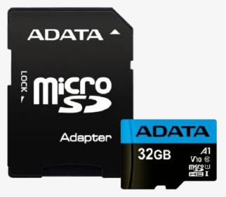Adata 32gb Premier Micro Sd Card With Sd Adapter, Uhs - Micro Sd, HD Png Download, Free Download