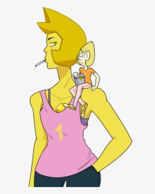 Cy Clothing Woman Yellow Face Facial Expression Cartoon - Steven Universe And Yellow Diamond, HD Png Download, Free Download