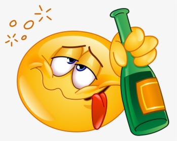 Smiley Png Pinterest Smileys - Drunk Emoji, Transparent Png, Free Download