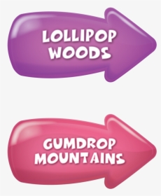 Path Signs More Giant Sweets, Candyland - Lilac, HD Png Download, Free Download