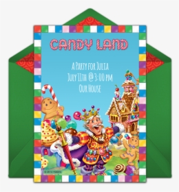 Blank Candyland Invitations, HD Png Download, Free Download