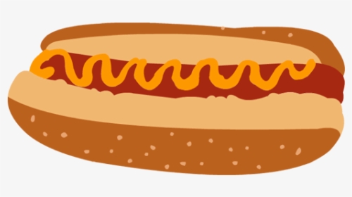 Clip Art Thanksgiving Hotdog Bread Food - Dodger Dog, HD Png Download, Free Download