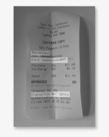 Terminal Id On Receipt, HD Png Download, Free Download
