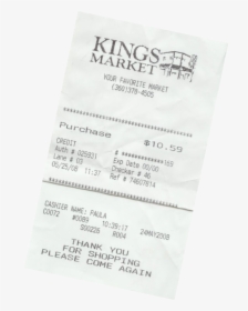 Transparent Receipt Png - Black-and-white, Png Download, Free Download