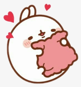 #pink #cute #aesthetic #kawaii #tumblr #soft #bunny - Transparent Cute Kawaii Stickers, HD Png Download, Free Download