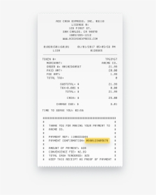 Check Free Pay Receipt, HD Png Download, Free Download