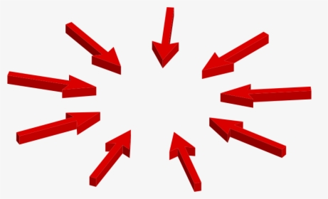 Transparent Png Arrows - Arrows Pointing To Center, Png Download, Free Download