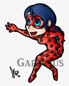 Miraculous Ladybug Lady Bug By Garucius - Lady Bug Miraculous Ladybug Clipart Ladybug, HD Png Download, Free Download