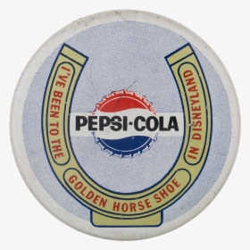 Pepsi Cola Golden Horse Shoe Event Button Museum - Pepsi, HD Png Download, Free Download