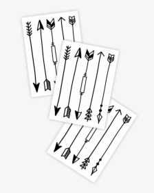 High Quality Temporary Tattoos «doodle Arrows» With - Tattoo, HD Png Download, Free Download