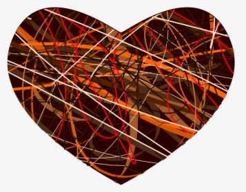 Orange,line,heart - Icon, HD Png Download, Free Download