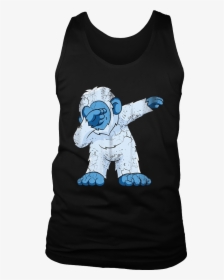 Dabbing Abominable Snowman Bigfoot Shirt - Cartoon, HD Png Download, Free Download